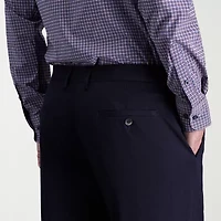 Haggar JMH Herringbone Mens Stretch Fabric Classic Fit Flat Front Suit Pant