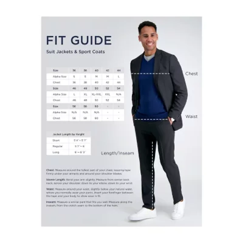 Haggar Brushed Herringbone Mens Midweight Topcoat Coat