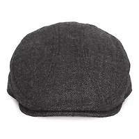 Stafford Herringbone Flat Mens Fedora