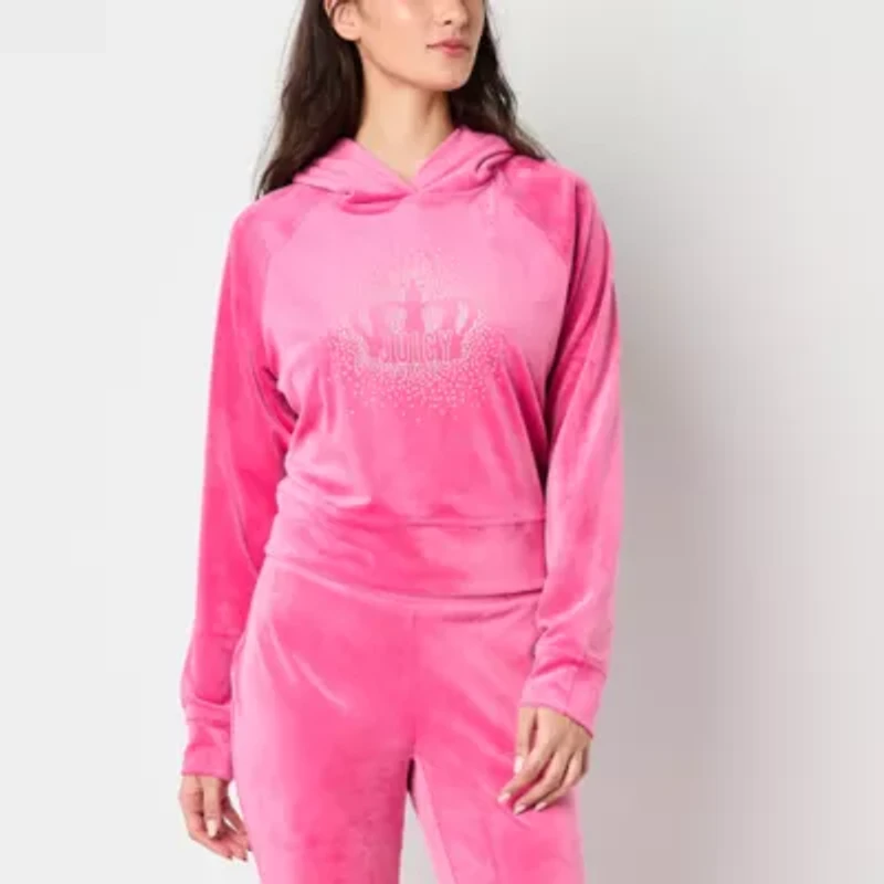 Juicy By Juicy Couture Womens Long Sleeve Juniors Sweatshirt