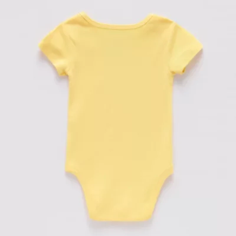 Okie Dokie Baby Unisex Round Neck Short Sleeve Rib Bodysuit