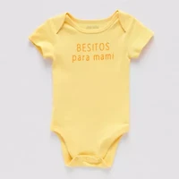 Okie Dokie Baby Unisex Round Neck Short Sleeve Rib Bodysuit