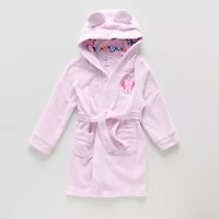 Disney Collection Little & Big Kid Girls Mid Length Long Sleeve Minnie Mouse Robe