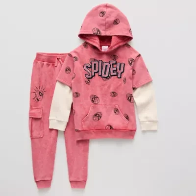 Disney Collection Little & Big Kid Boys 2-pc. Spiderman Pant Set