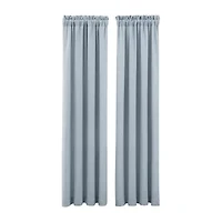 Queen Street Gardnia Bl Rod Pocket Room Darkening Set of 2 Curtain Panel