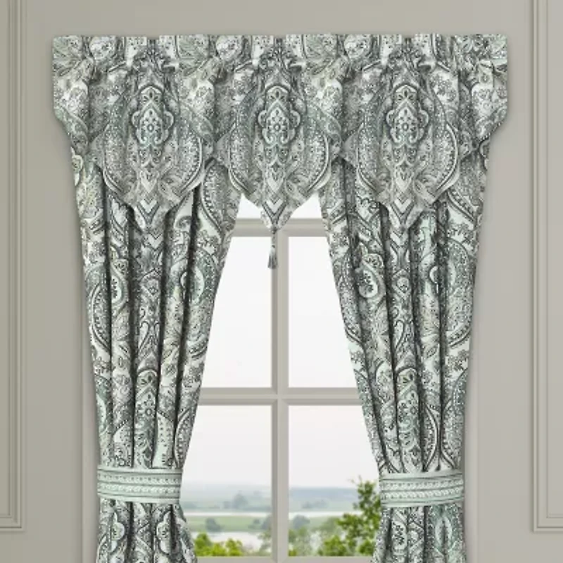 Queen Street Nicole Rod Pocket Ascot Valance