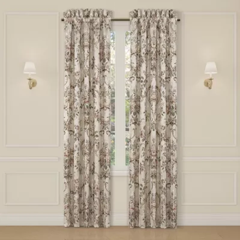 Queen Street Pecora Rod Pocket Room Darkening Set of 2 Curtain Panel