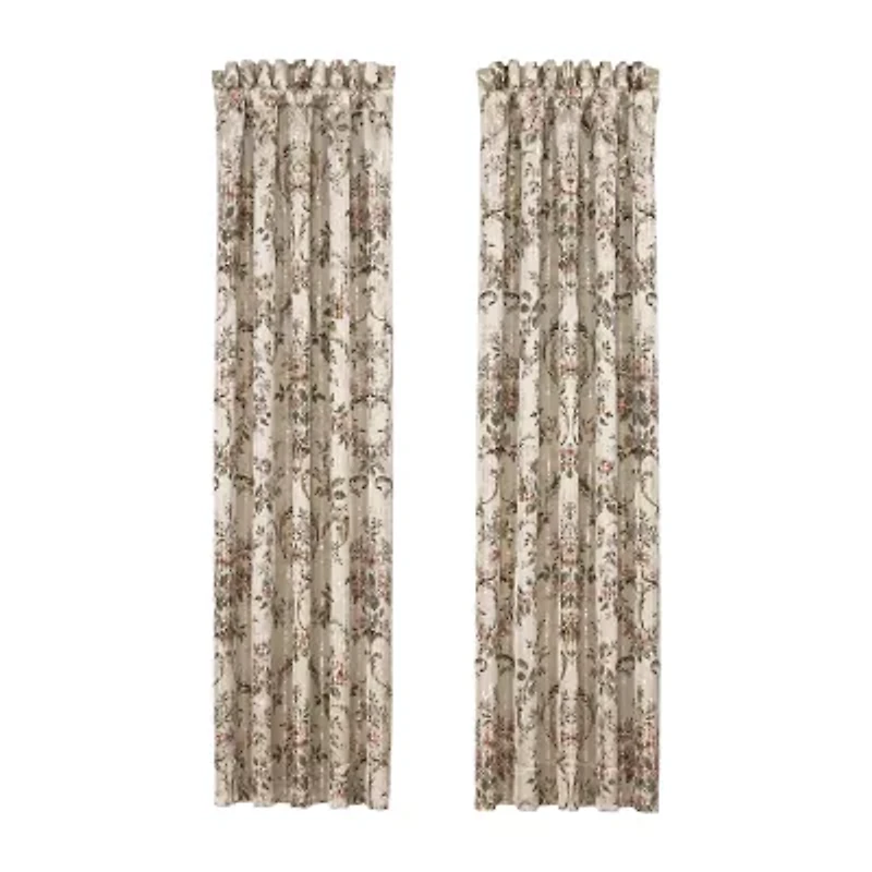 Queen Street Pecora Rod Pocket Room Darkening Set of 2 Curtain Panel
