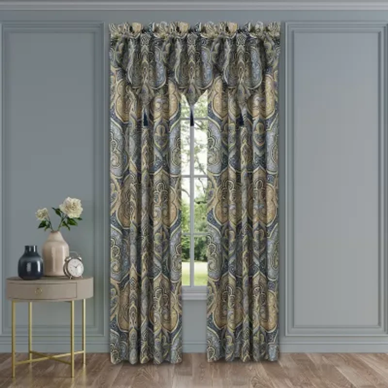 Royal Court Messina Rod Pocket Room Darkening Set of 2 Curtain Panel