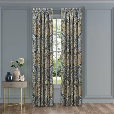 Royal Court Messina Rod Pocket Room Darkening Set of 2 Curtain Panel