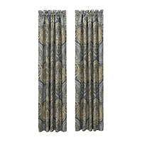 Royal Court Messina Rod Pocket Room Darkening Set of 2 Curtain Panel