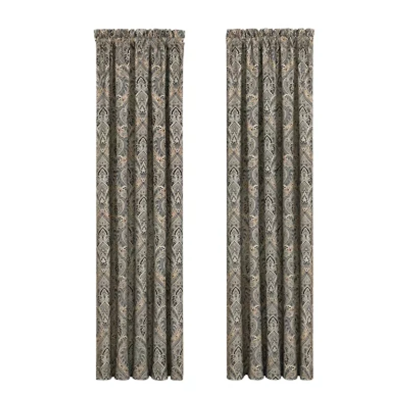 Royal Court Maren Rod Pocket Room Darkening Set of 2 Curtain Panel