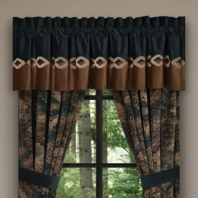 Queen Street Benson Rod Pocket Tailored Valance