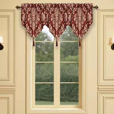 Royal Court Lazia Rod Pocket Ascot Valance