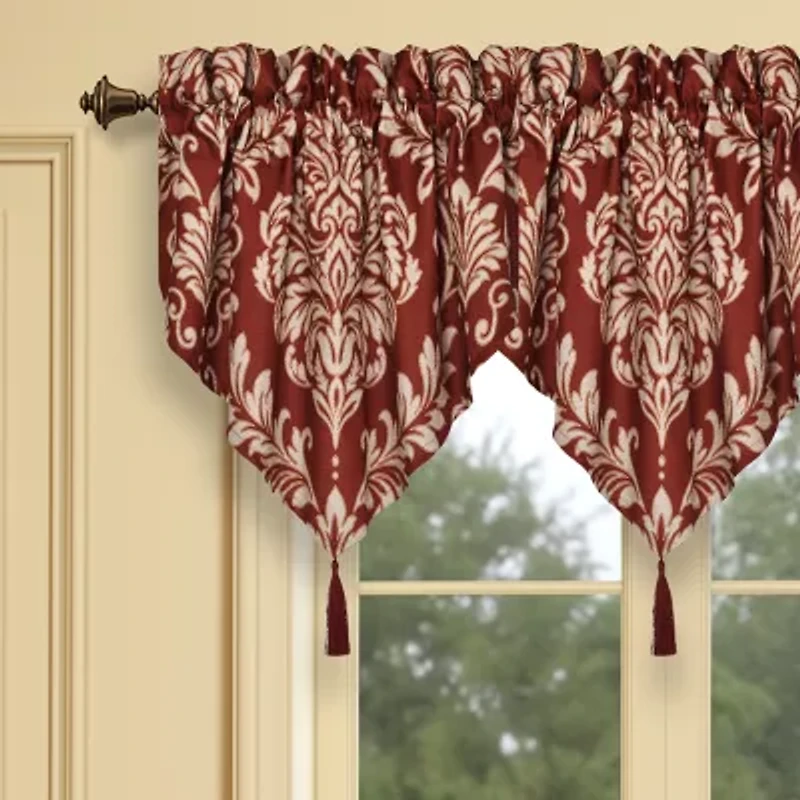 Royal Court Lazia Rod Pocket Ascot Valance