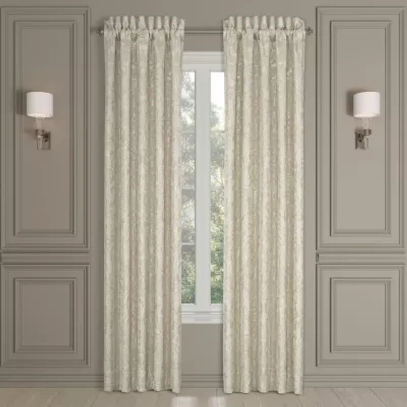 Queen Street Coralie Rod Pocket Room Darkening Set of 2 Curtain Panel