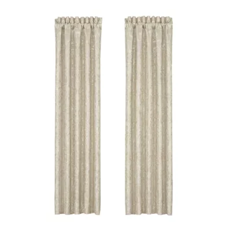 Queen Street Coralie Rod Pocket Room Darkening Set of 2 Curtain Panel