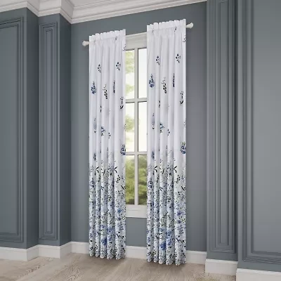 Royal Court Kourtney Rod Pocket Room Darkening Set of 2 Curtain Panel
