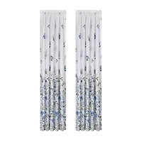 Royal Court Kourtney Rod Pocket Room Darkening Set of 2 Curtain Panel