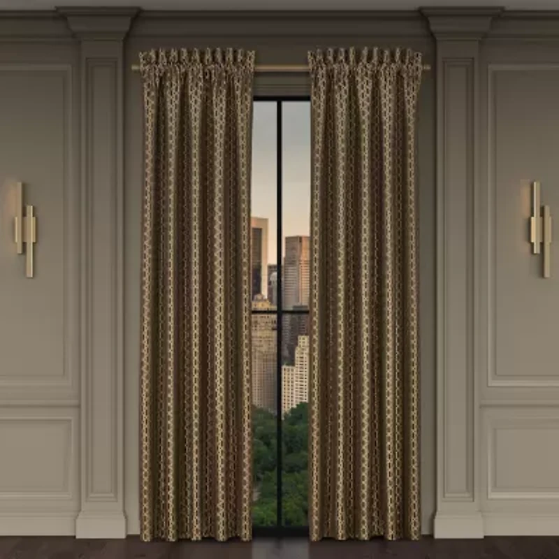 Queen Street Melbourne Rod Pocket Room Darkening Set of 2 Curtain Panel