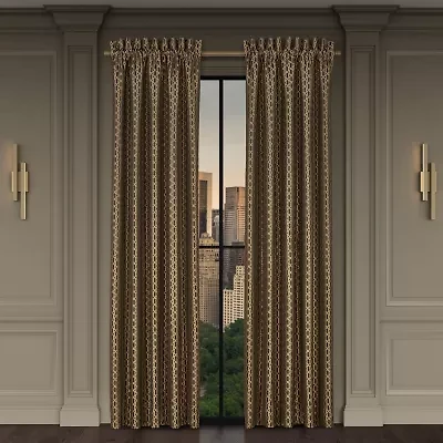 Queen Street Melbourne Rod Pocket Room Darkening Set of 2 Curtain Panel