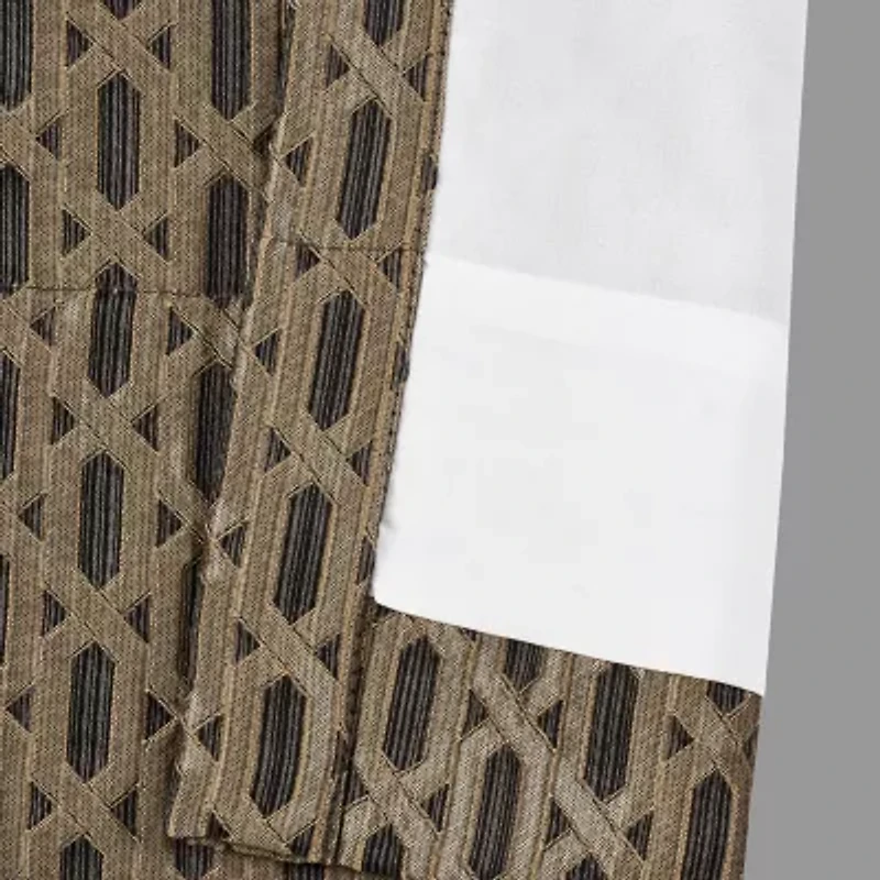 Queen Street Melbourne Rod Pocket Room Darkening Set of 2 Curtain Panel