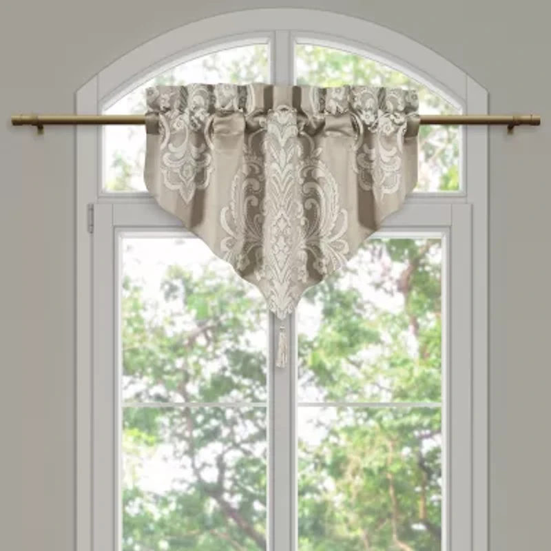 Royal Court Potenza Rod Pocket Ascot Valance