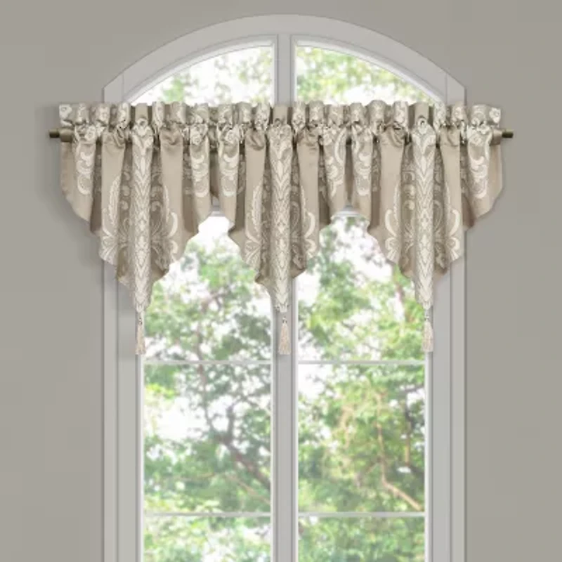 Royal Court Potenza Rod Pocket Ascot Valance
