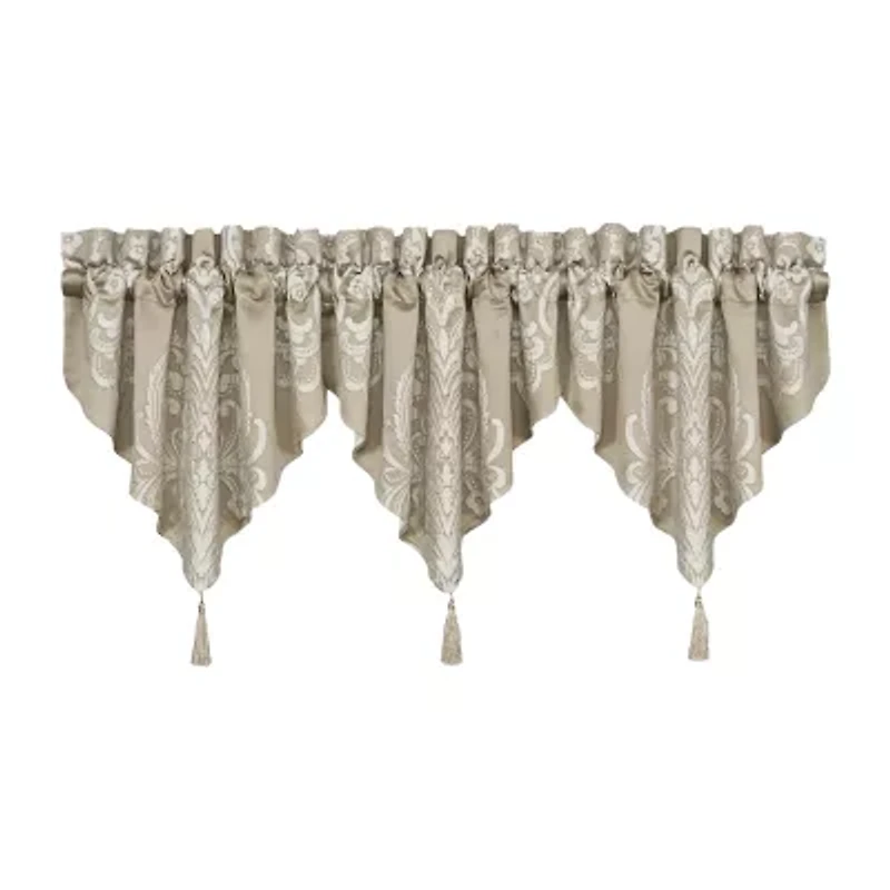 Royal Court Potenza Rod Pocket Ascot Valance