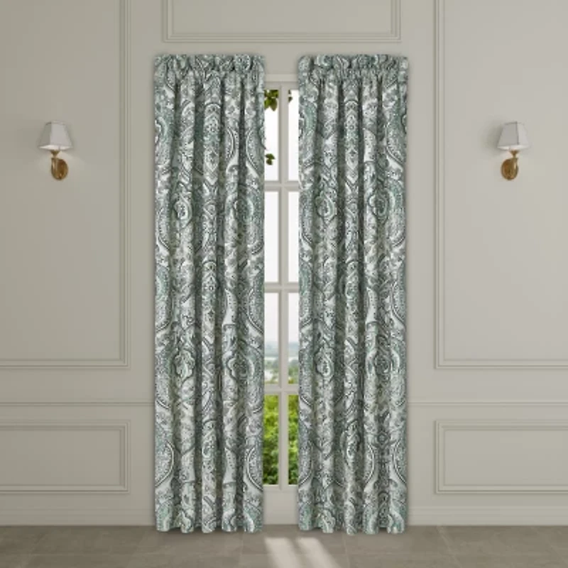 Queen Street Nicole Rod Pocket Room Darkening Set of 2 Curtain Panel