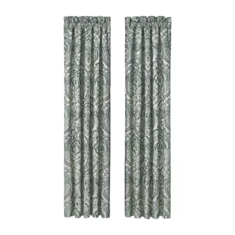 Queen Street Nicole Rod Pocket Room Darkening Set of 2 Curtain Panel
