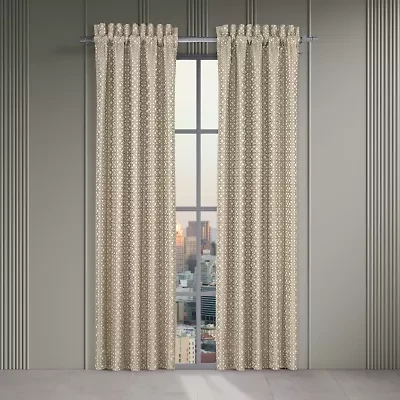 Queen Street Avelyn Rod Pocket Room Darkening Set of 2 Curtain Panel