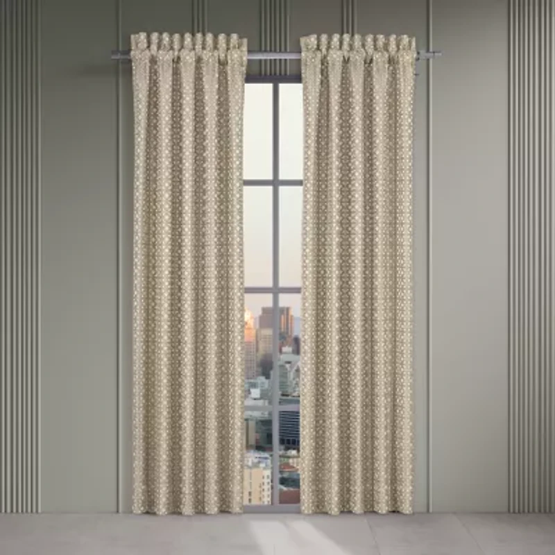 Queen Street Avelyn Rod Pocket Room Darkening Set of 2 Curtain Panel