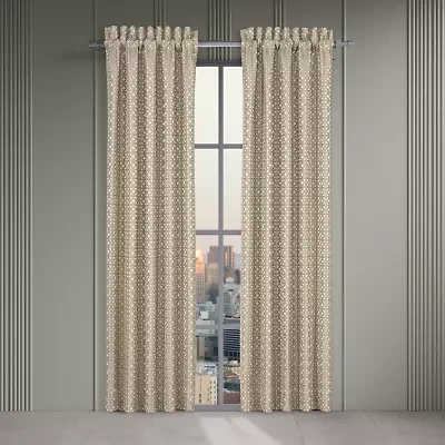Queen Street Avelyn Rod Pocket Room Darkening Set of 2 Curtain Panel