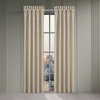 Queen Street Avelyn Rod Pocket Room Darkening Set of 2 Curtain Panel