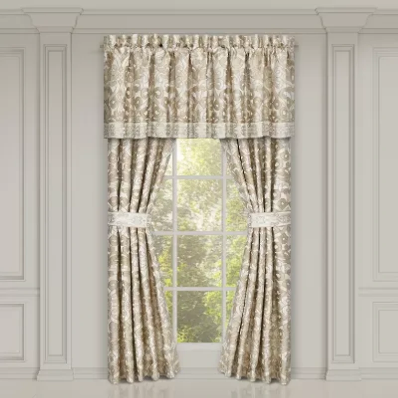 Queen Street Amarella Rod Pocket Room Darkening Set of 2 Curtain Panel