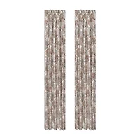 Royal Court Janessa Rod Pocket Room Darkening Set of 2 Curtain Panel