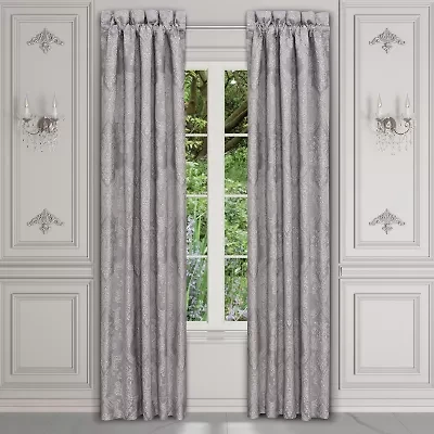 Queen Street Mira Rod Pocket Room Darkening Set of 2 Curtain Panel