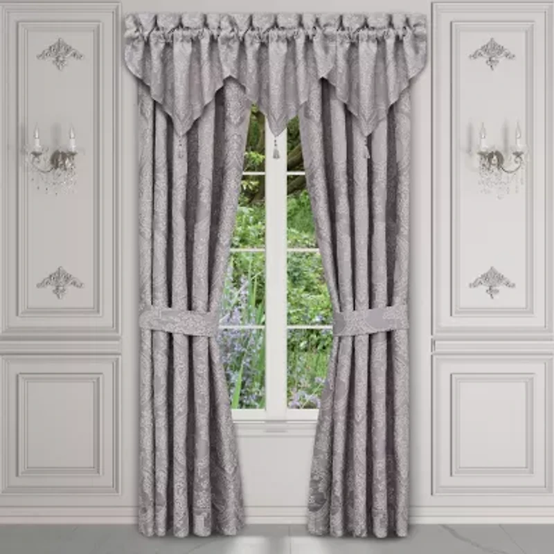 Queen Street Mira Rod Pocket Room Darkening Set of 2 Curtain Panel