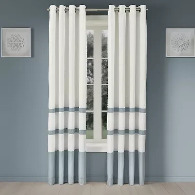 Royal Court Trilogy Grommet Top Room Darkening Set of 2 Curtain Panel