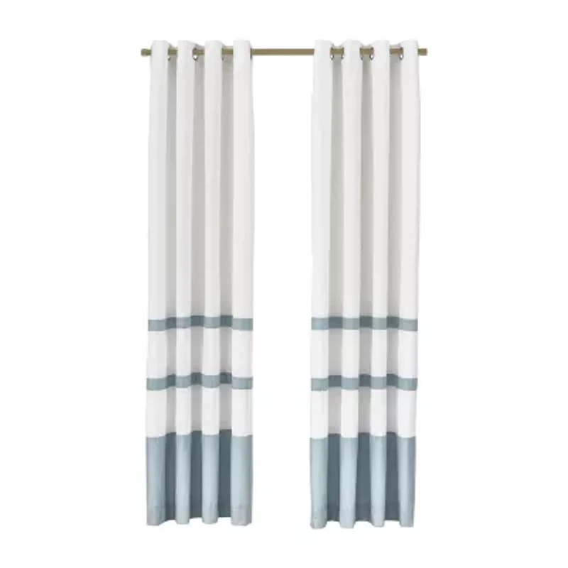 Royal Court Trilogy Grommet Top Room Darkening Set of 2 Curtain Panel