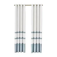 Royal Court Trilogy Grommet Top Room Darkening Set of 2 Curtain Panel