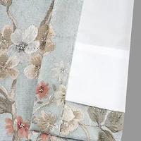 Queen Street Paris Rod Pocket Room Darkening Set of 2 Curtain Panel