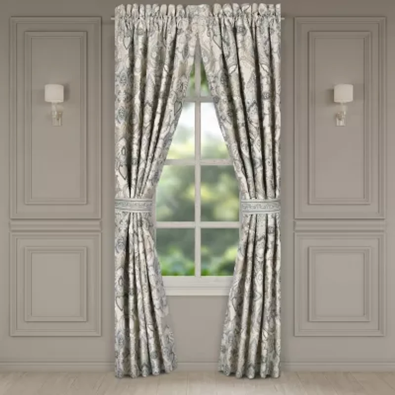 Queen Street Annalise Rod Pocket Room Darkening Set of 2 Curtain Panel