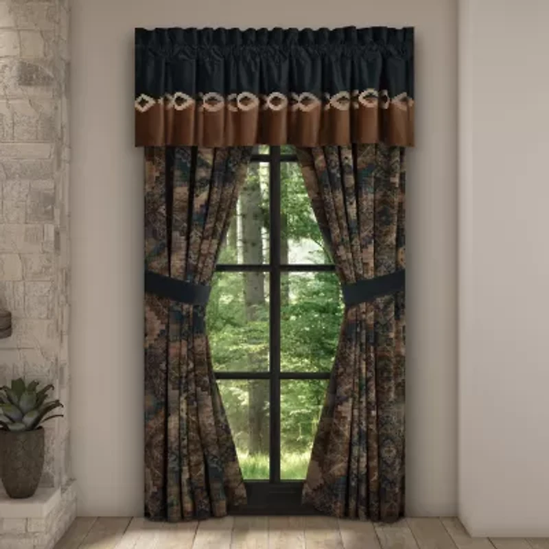 Queen Street Benson Rod Pocket Room Darkening Set of 2 Curtain Panel