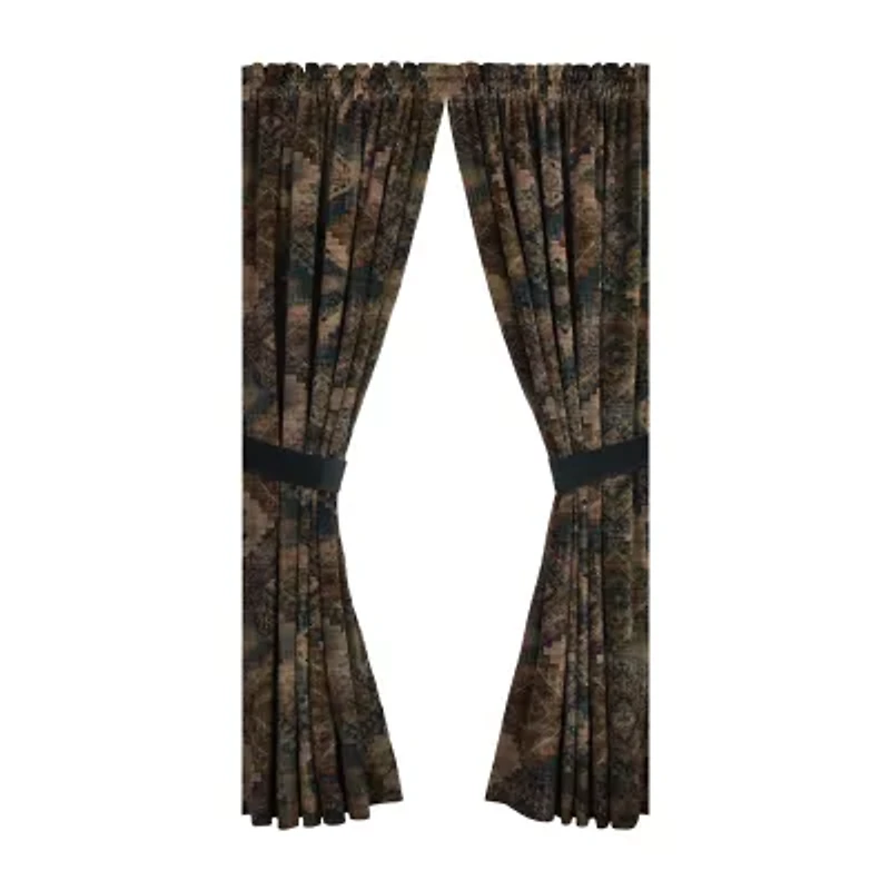 Queen Street Benson Rod Pocket Room Darkening Set of 2 Curtain Panel