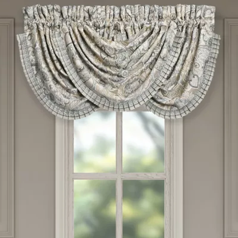 Queen Street Annalise Rod Pocket Waterfall Valance