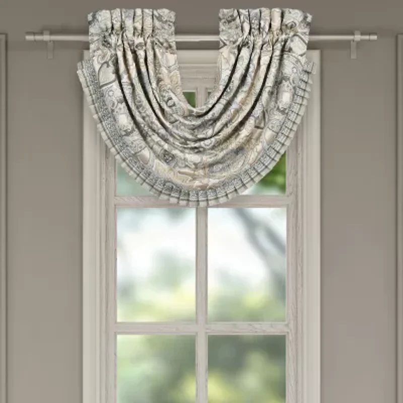 Queen Street Annalise Rod Pocket Waterfall Valance
