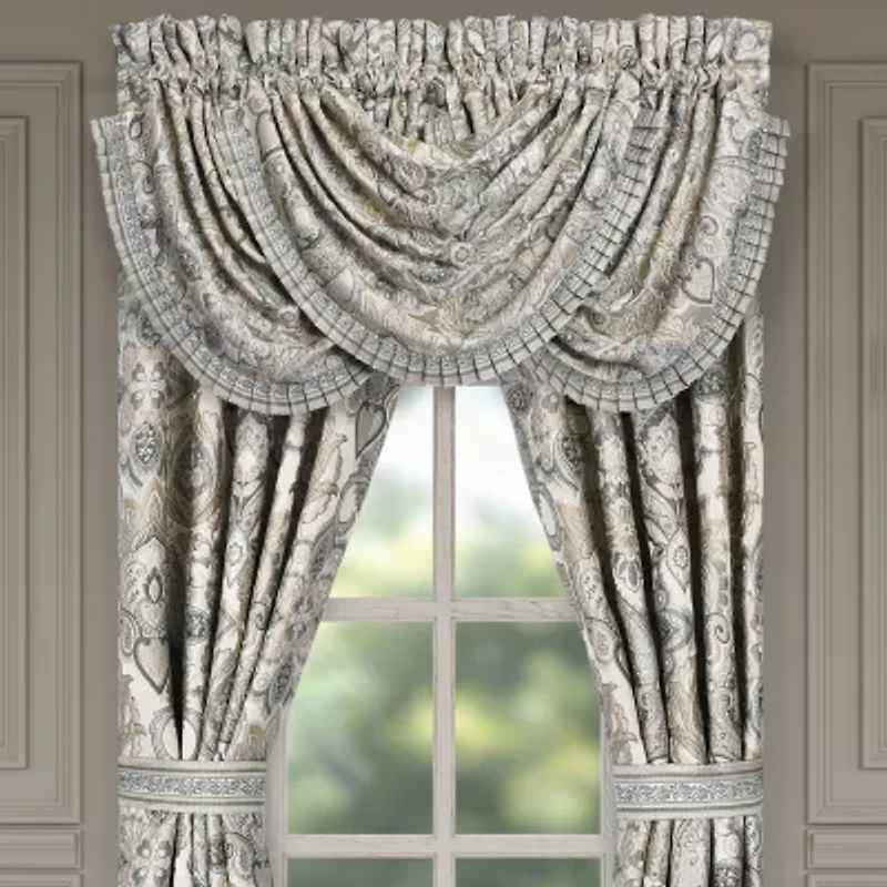 Queen Street Annalise Rod Pocket Waterfall Valance