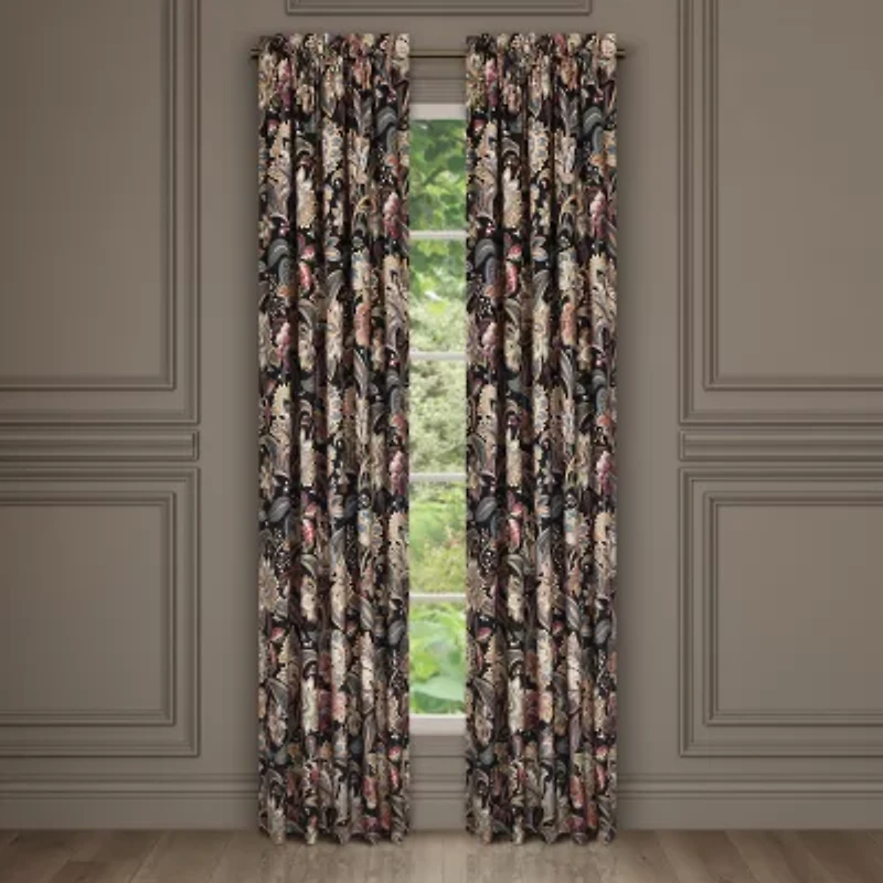 Royal Court Calabria Rod Pocket Room Darkening Set of 2 Curtain Panel